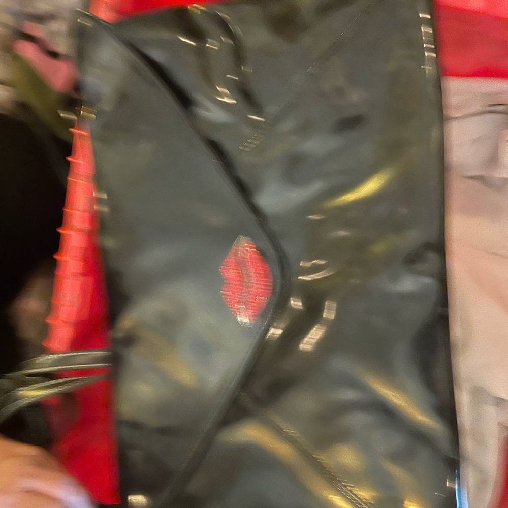 Black Patent Leather Tote Bag